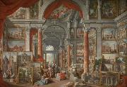 Picture Gallery with Views of Modern Rome Giovanni Paolo Pannini